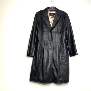 Wilson Leather Long Coat Trench Pelle Studio XL